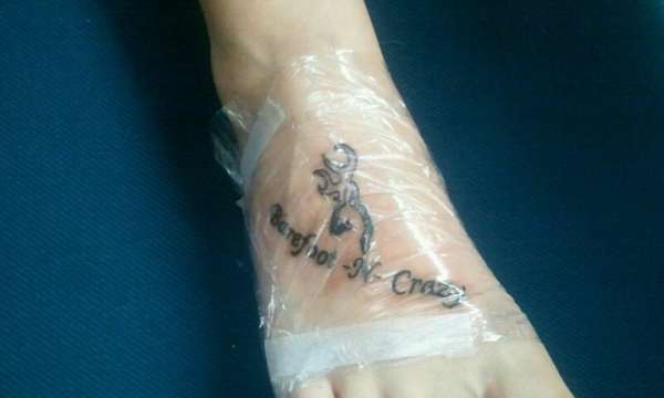 Barefoot n Crazy tattoo