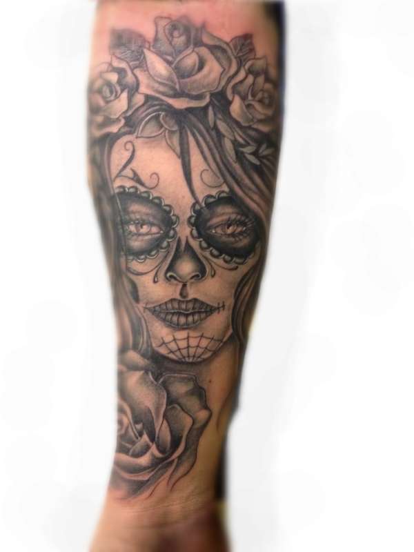 Day of dead tattoo