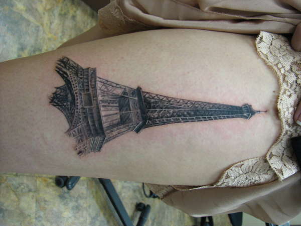 Eiffel tattoo