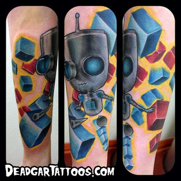 Gir from Invader Zim tattoo
