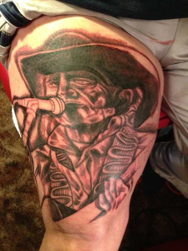 Willie Nelson tattoo