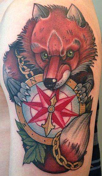 Young Fox tattoo
