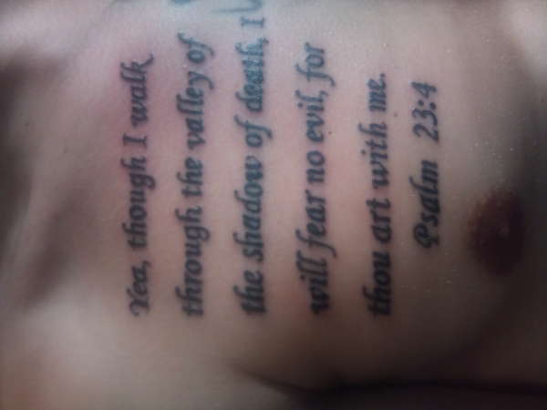 bible phrase tattoo