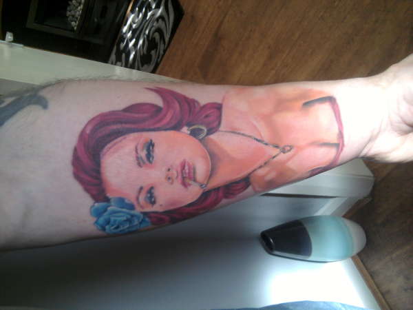 blue rose tattoo