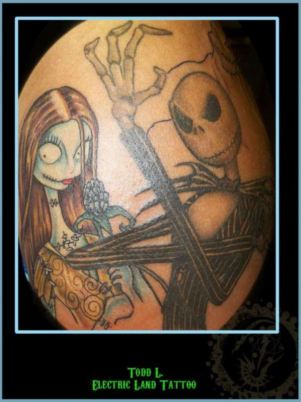 jack and sally tattoo