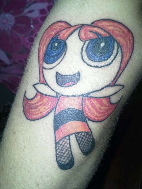 my power puff tattoo