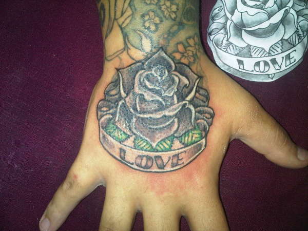 rose tattoo coverup tattoo