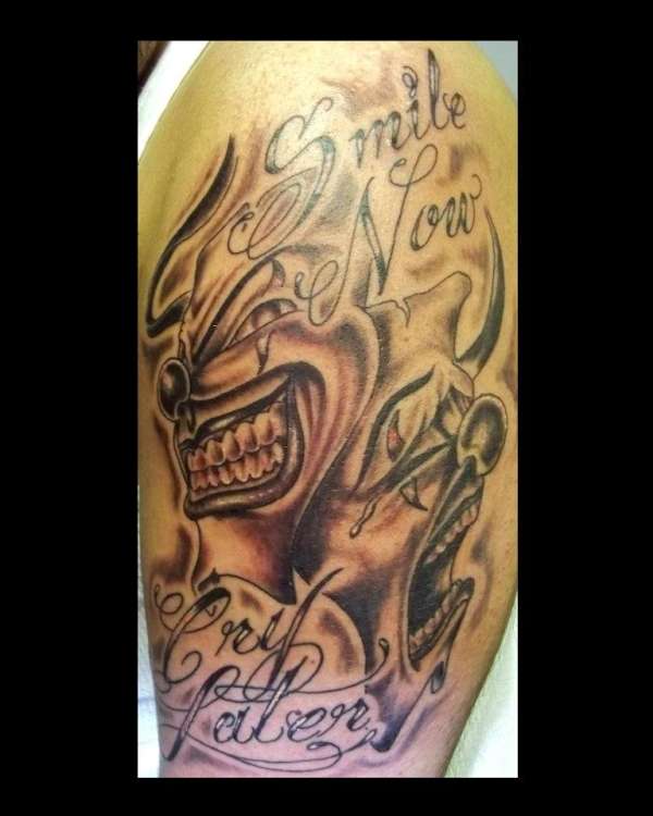 smile and cry tattoo