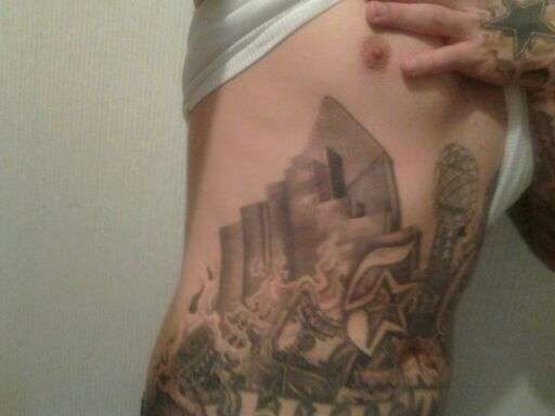 Dallas Skyline tattoo