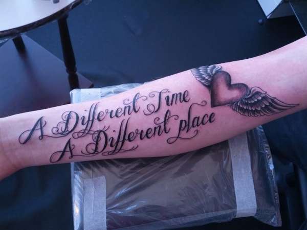 Different Time, Different Place tattoo