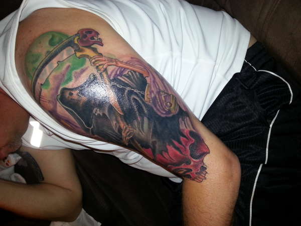 Grim Reaper tattoo