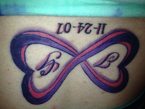 Heart infinity tattoo