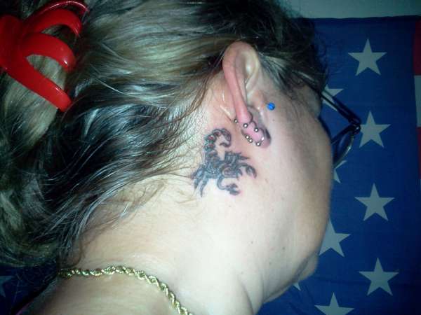 Irene's First Neck Tattoo tattoo