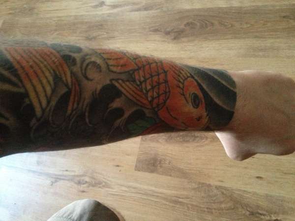 Japanese koi tattoo