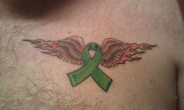 My kidney cancer survivor badge tattoo