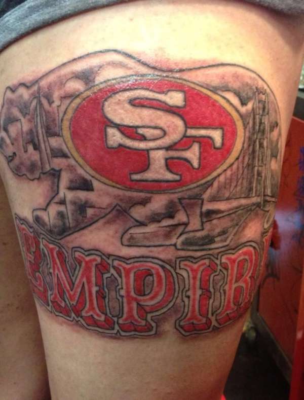 My new Niner tat tattoo