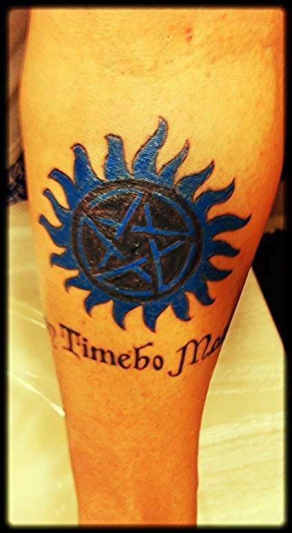 Non Timebo Mala, Supernatural tattoo