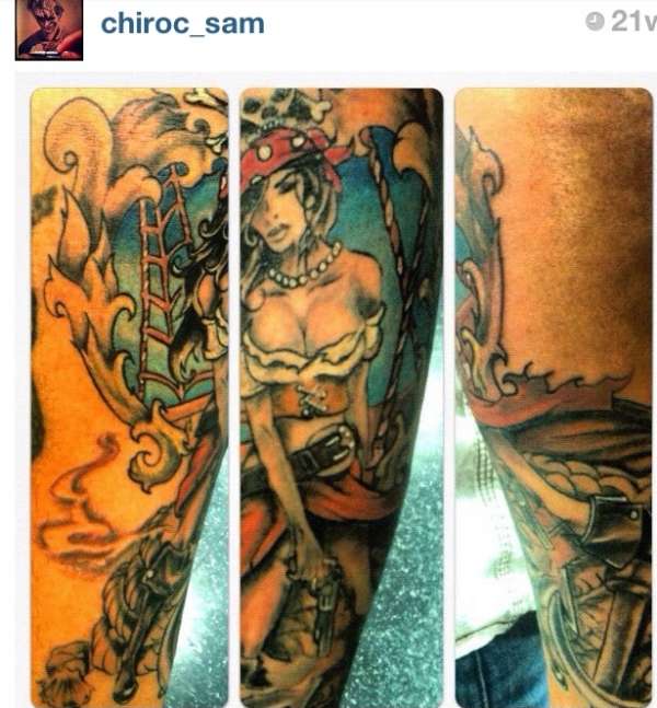 Piratechick tattoo