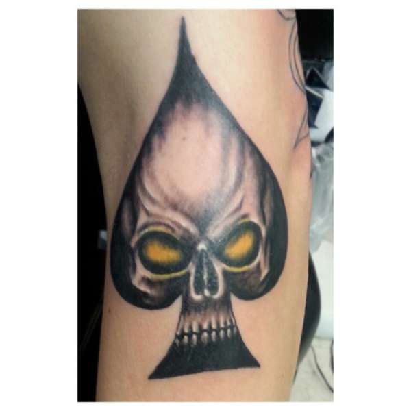 Spade tattoo