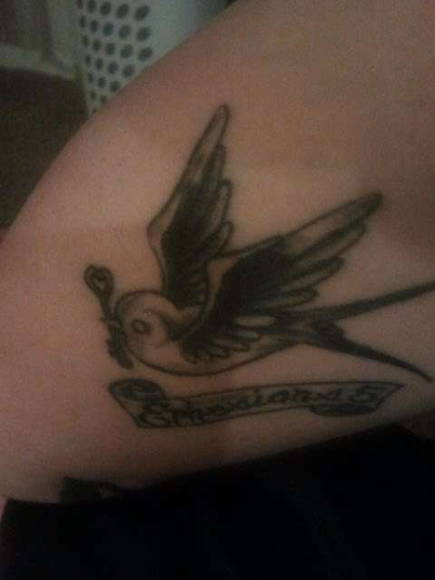Swallow tattoo