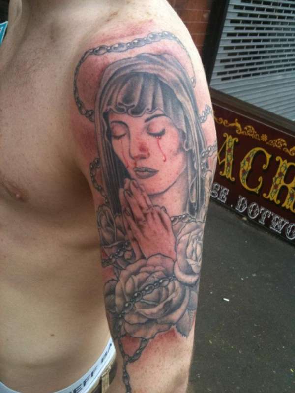 Virgin Mary tattoo tattoo