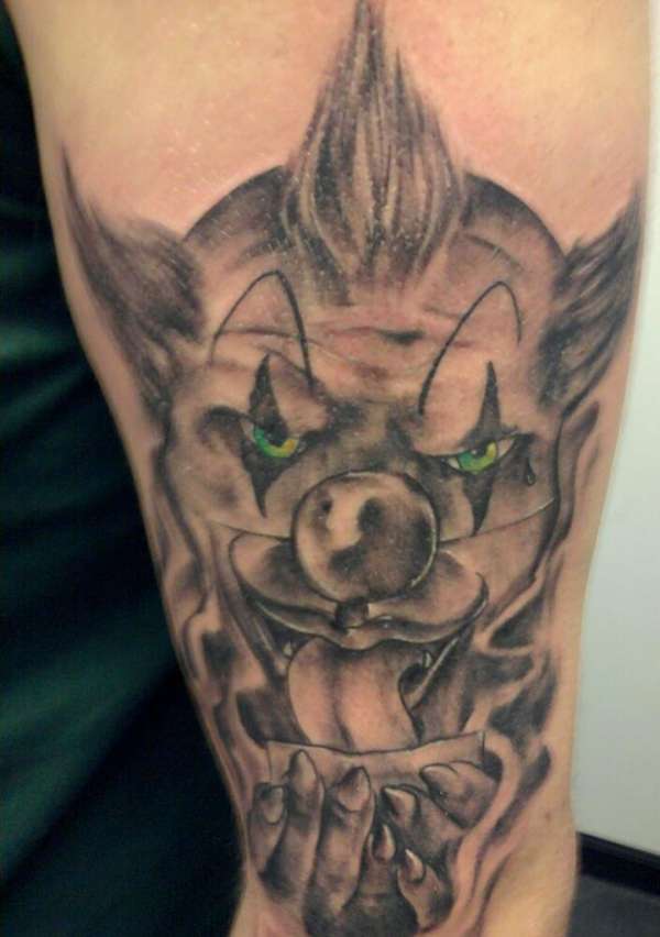 Zigzag The Clown tattoo