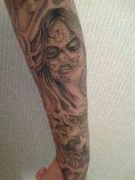 day of the dead tattoo
