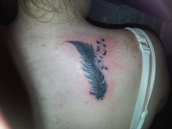 feather tattoo