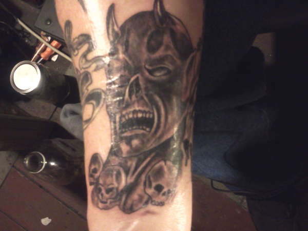 inside forearm tattoo