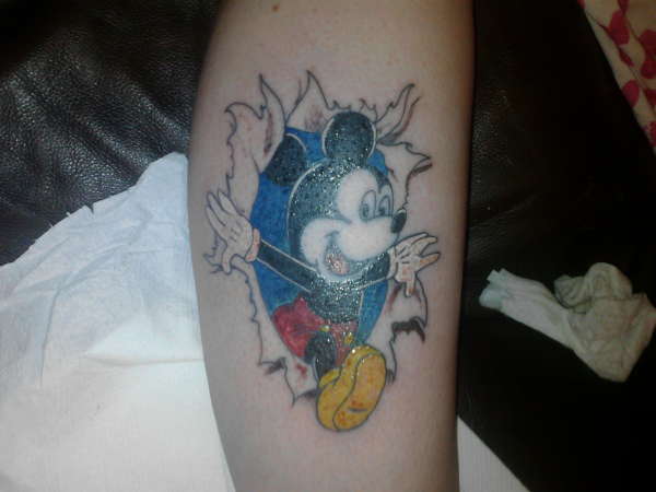 mickey mouse tattoo