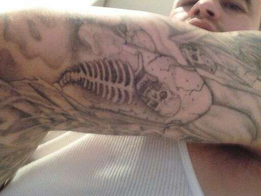 skeleton tattoo