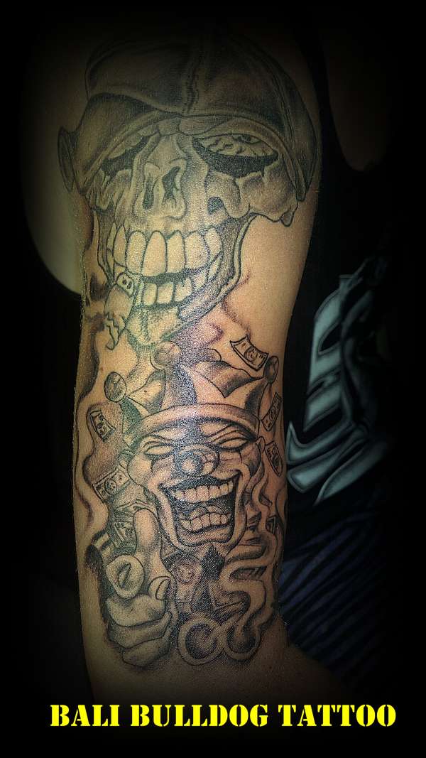 the clown. tattoo