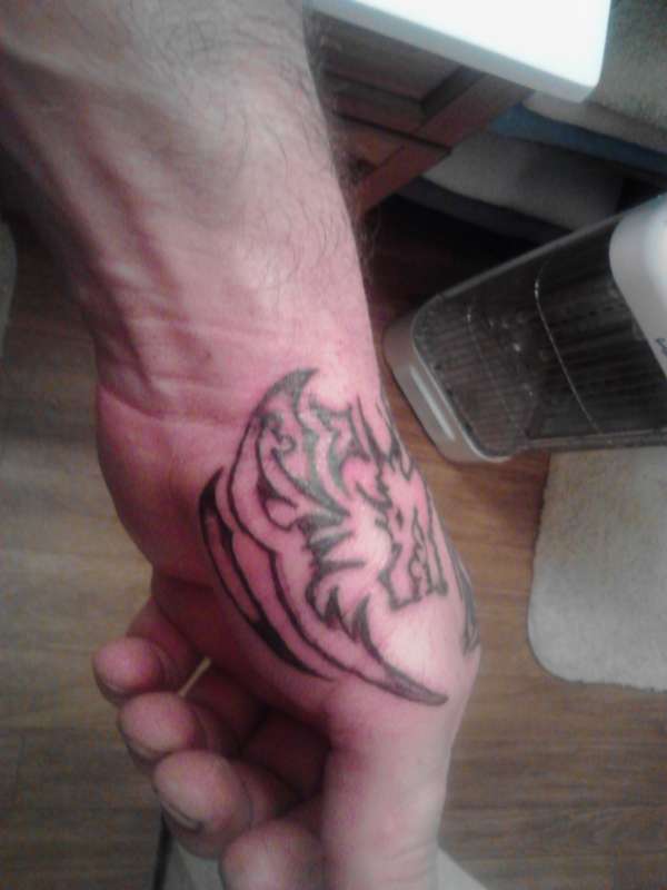 tribal dragon3 tattoo
