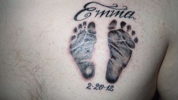 Baby Foot Prints tattoo