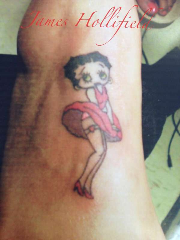 Betty Boop tattoo