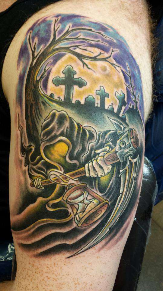 Grim Reaper tattoo tattoo