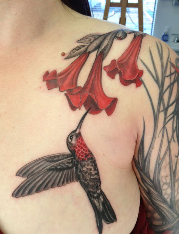 Hummingbird tattoo