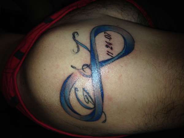 Infinity sign tattoo