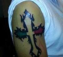 Italian Catholic Cross Tattoo tattoo