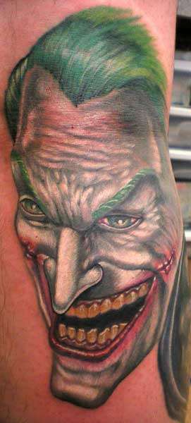 Joker by Beto Munoz tattoo