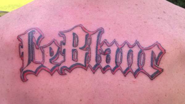 LeBlanc tattoo