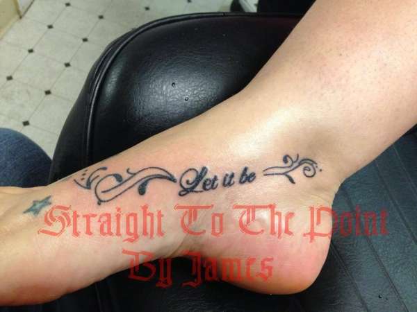 Lettering tattoo