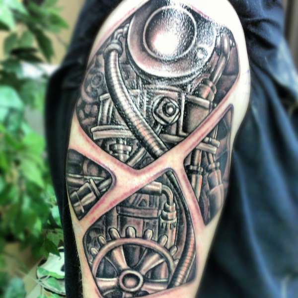 Mechanical Arm tattoo