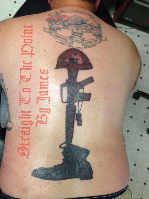 Military memorial cover up tattoo