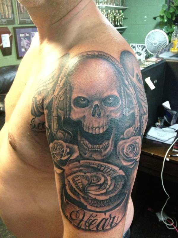SEE HEAR SPEAK tattoo
