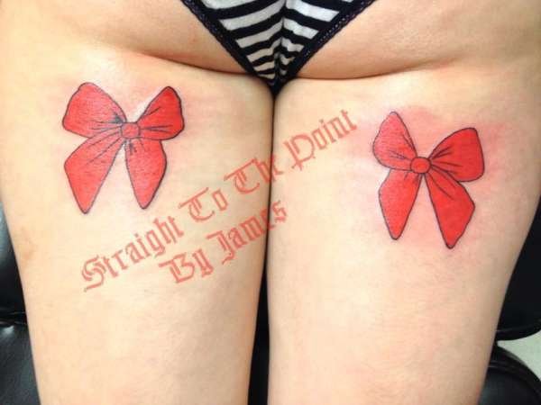 Sexy bows tattoo