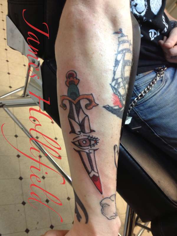 Dagger tattoo