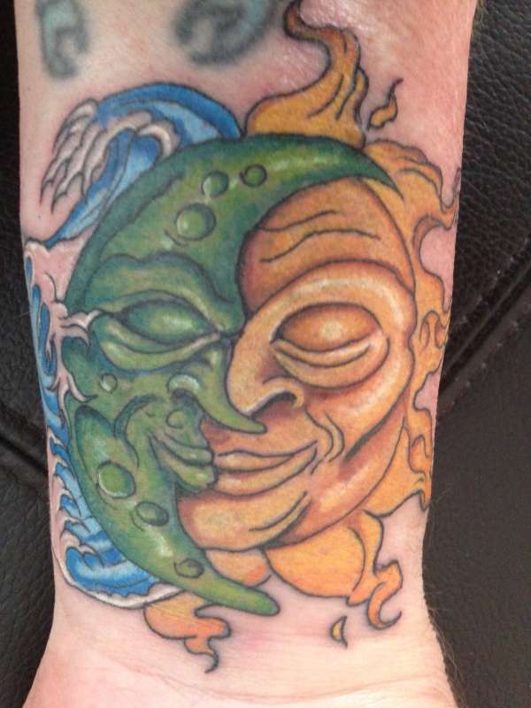 Sun & Moon tattoo
