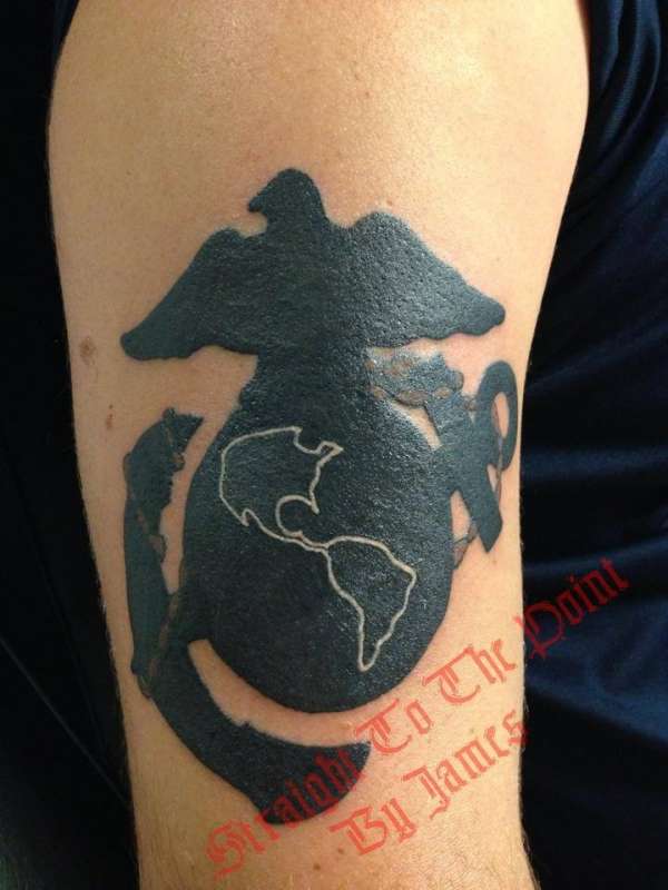 USMC Symbol tattoo