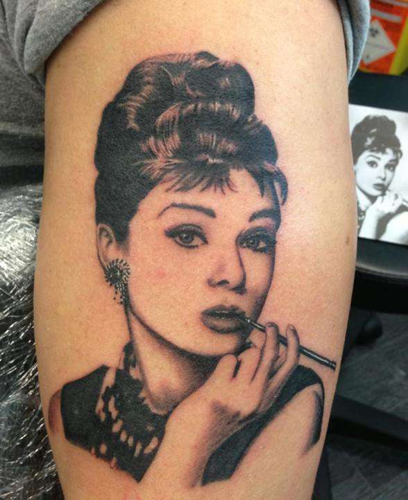 audrey hepburn tattoo